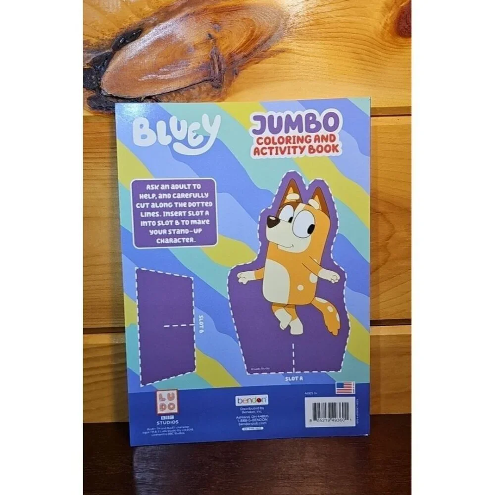 BLUEY Jumbo Coloring & Activity Book with Tear/Share Pages New!